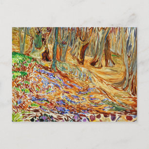 Edvard Munch - Elm Forest in Spring Postcard
