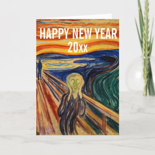 Edvard Munch _ Happy New Year from the Scream Holiday Card