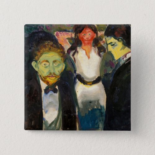 Edvard Munch _ Jealousy Button