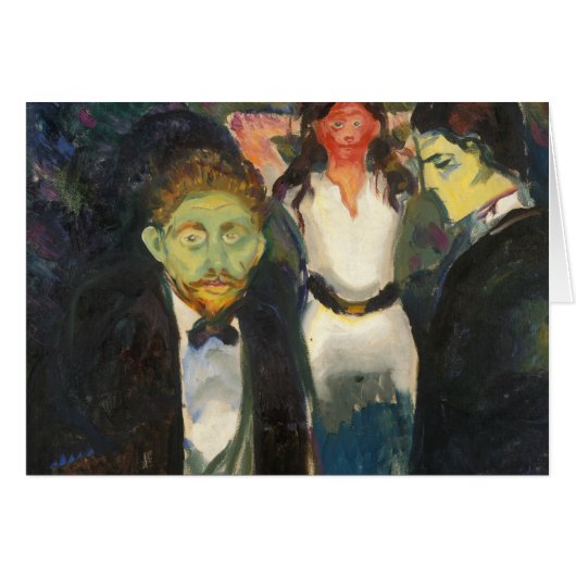 Edvard Munch - Jealousy Cards (Front Horizontal)