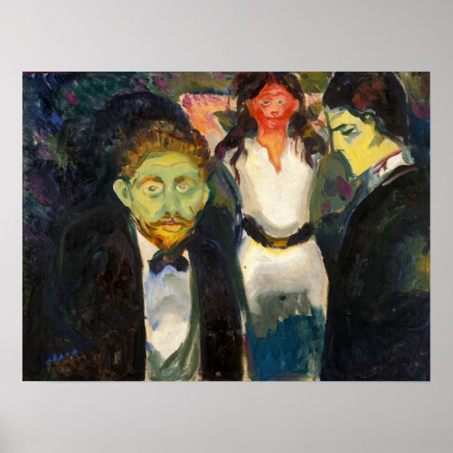 Edvard Munch - Jealousy Poster (Front)