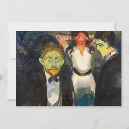 Edvard Munch _ Jealousy Thank You Card