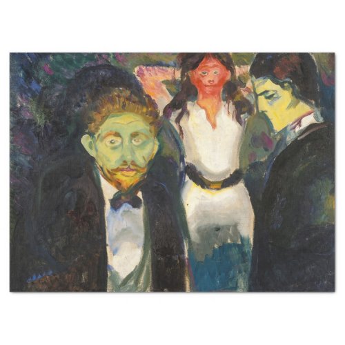 Edvard Munch _ Jealousy Tissue Paper