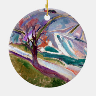 Edvard Munch Landscape, Kragerø Ceramic Ornament