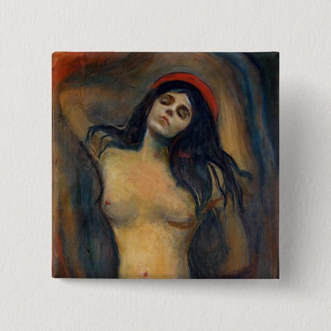 Edvard Munch - Madonna Button (Front)