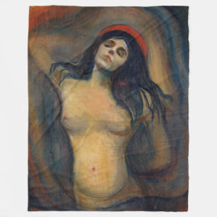 Edvard Munch - Madonna Fleece Blanket