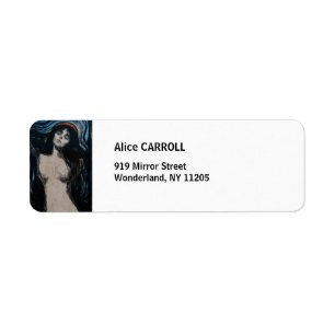 Edvard Munch - Madonna Lithography Label