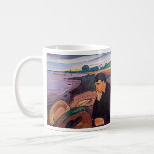 Edvard Munch _ Melancholy 1894 Coffee Mug