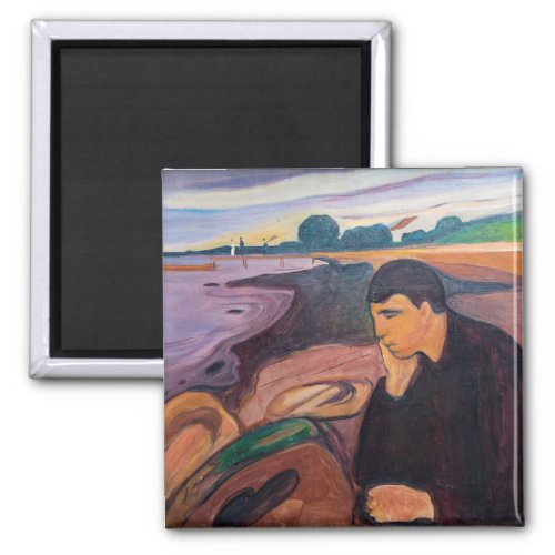 Edvard Munch _ Melancholy 1894 Magnet