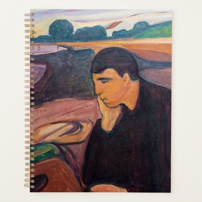 Edvard Munch - Melancholy 1894 Planner (Front)