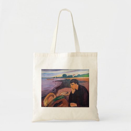 Edvard Munch _ Melancholy 1894 Tote Bag