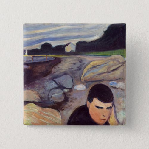 Edvard Munch _ Melancholy Button