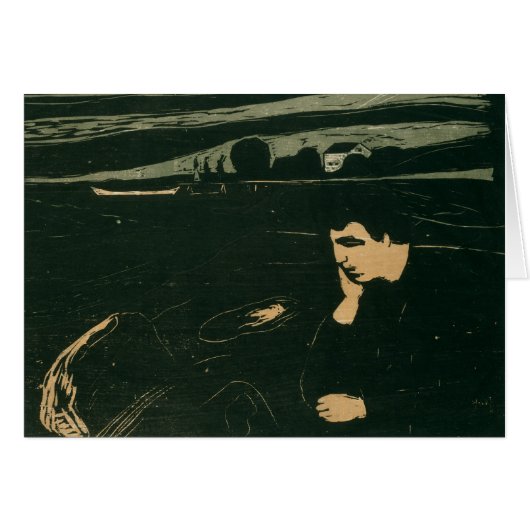 Edvard Munch - Melancholy III Cards (Front Horizontal)