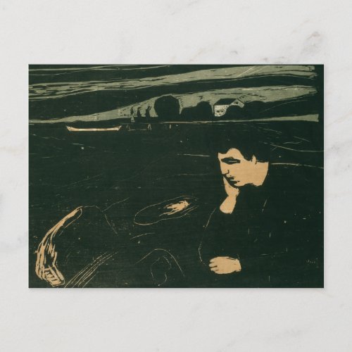 Edvard Munch _ Melancholy III Postcard