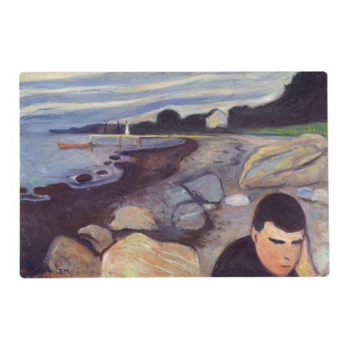 Edvard Munch _ Melancholy Placemat