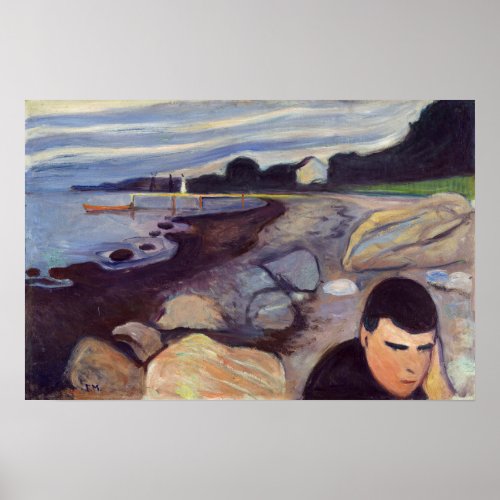 Edvard Munch _ Melancholy Poster