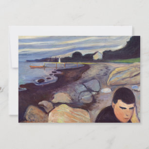 Edvard Munch - Melancholy Thank You Card