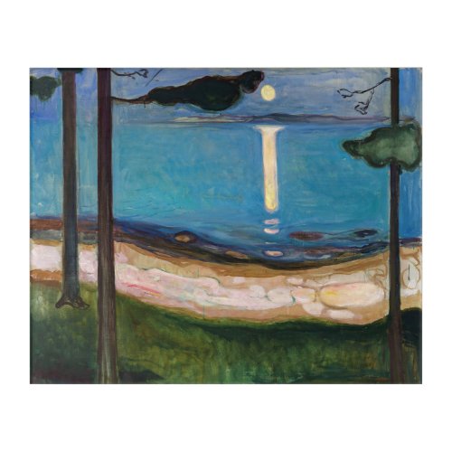 Edvard Munch _ Moonlight Acrylic Print