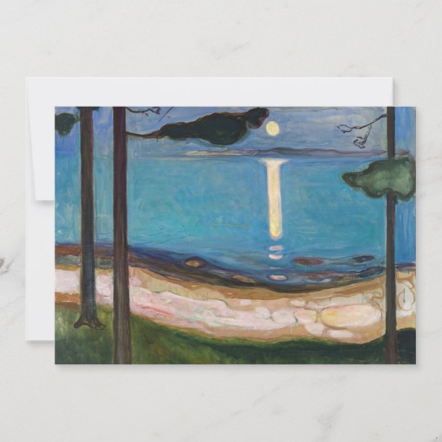 Edvard Munch - Moonlight Invitation (Front)