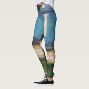 Edvard Munch - Moonlight Leggings
