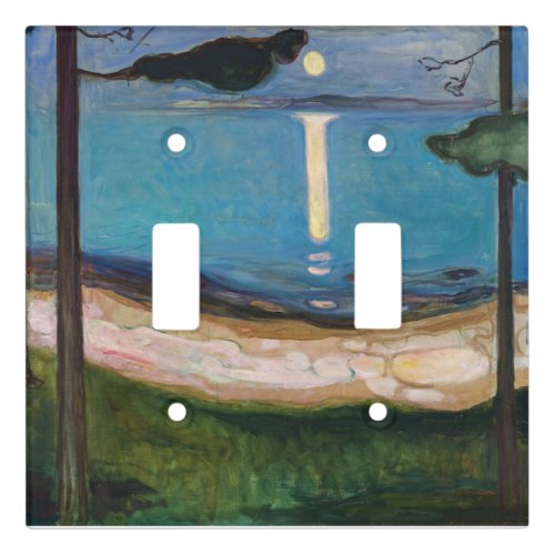 Edvard Munch _ Moonlight Light Switch Cover