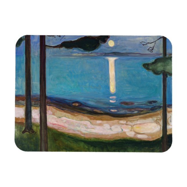 Edvard Munch - Moonlight Magnet (Horizontal)