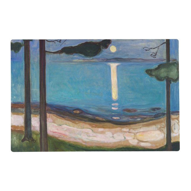 Edvard Munch - Moonlight Placemat (Front)