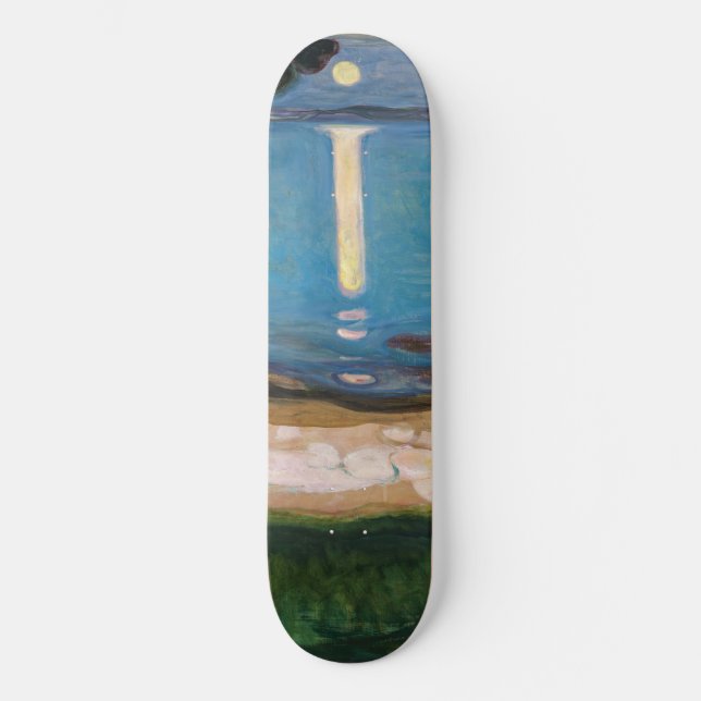 Edvard Munch - Moonlight Skateboard (Front)