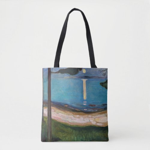 Edvard Munch _ Moonlight Tote Bag