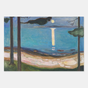 Edvard Munch - Moonlight Wrapping Paper Sheets