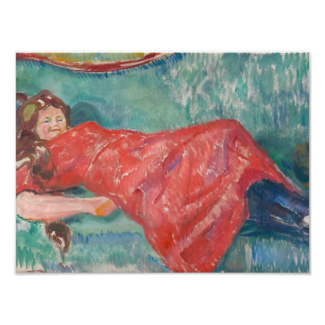 Edvard Munch - On the Sofa Photo Print (Front)