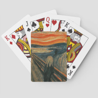 Edvard Munch Painting The Scream (Skrik) 1893 Poker Cards