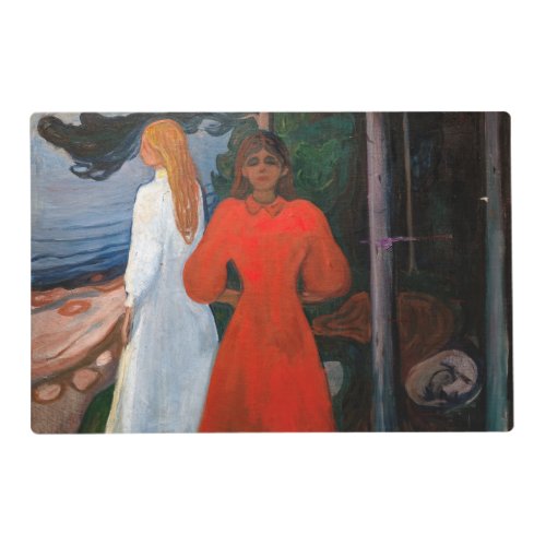 Edvard Munch _ Red and White Placemat