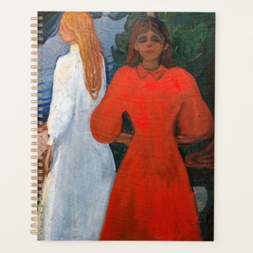 Edvard Munch _ Red and White Planner