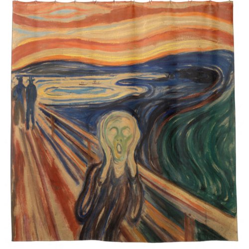 Edvard Munchs The Scream Shower Curtain