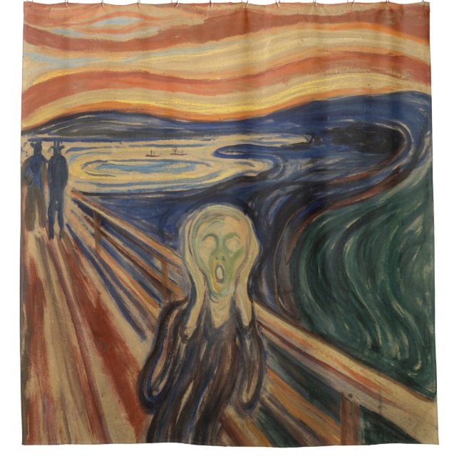 Edvard Munch’s The Scream Shower Curtain (Front)