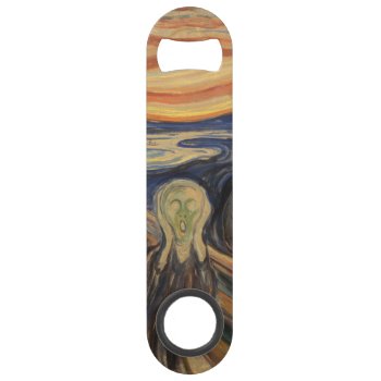 Edvard Munch’s The Scream Speed Bottle Opener by ThinxShop at Zazzle