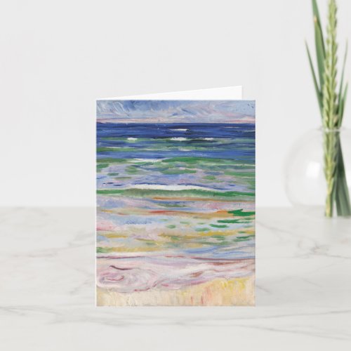 Edvard Munch Sea View Painting Note Card