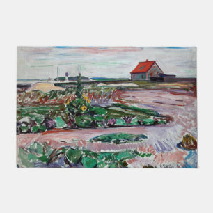 Edvard Munch - Seashore. Landscape near Lubeck Doormat