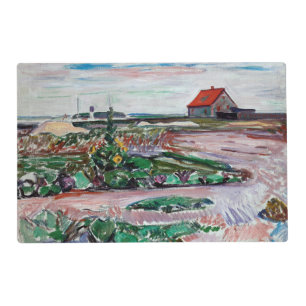 Edvard Munch - Seashore. Landscape near Lubeck Placemat
