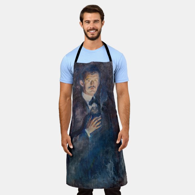 Edvard Munch - Self-Portrait with Cigarette Apron (Worn)
