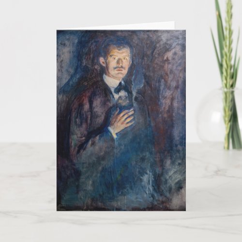Edvard Munch _ Self_Portrait with Cigarette Card