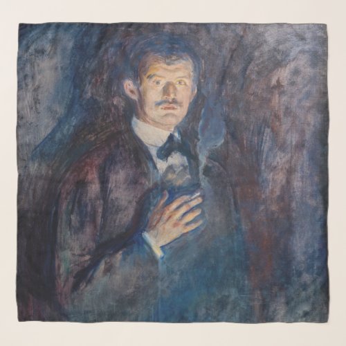 Edvard Munch _ Self_Portrait with Cigarette Scarf