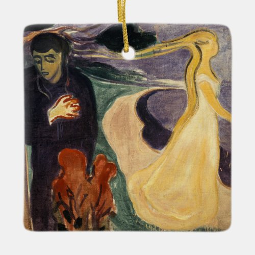 Edvard Munch _ Separation Ceramic Ornament