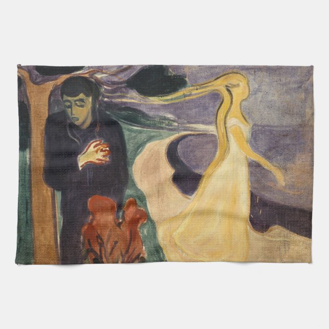 Edvard Munch - Separation Kitchen Towel (Horizontal)