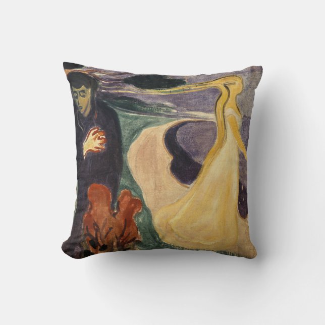 Edvard Munch - Separation Throw Pillow (Front)