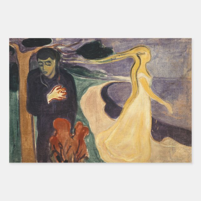 Edvard Munch - Separation Wrapping Paper Sheets (Front)