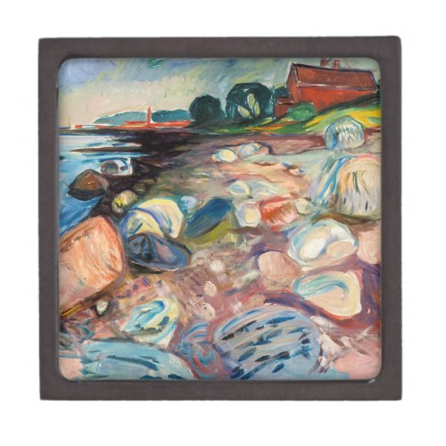 Edvard Munch _ Shore with Red House Gift Box