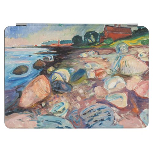 Edvard Munch _ Shore with Red House iPad Air Cover