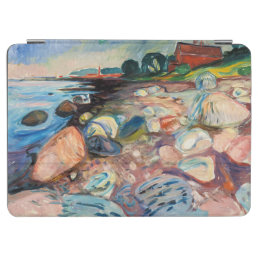 Edvard Munch - Shore with Red House iPad Air Cover